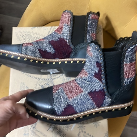 Free People Textile Atlas Chelsea Boot BNIB *Fits like an 8 - Picture 4 of 5
